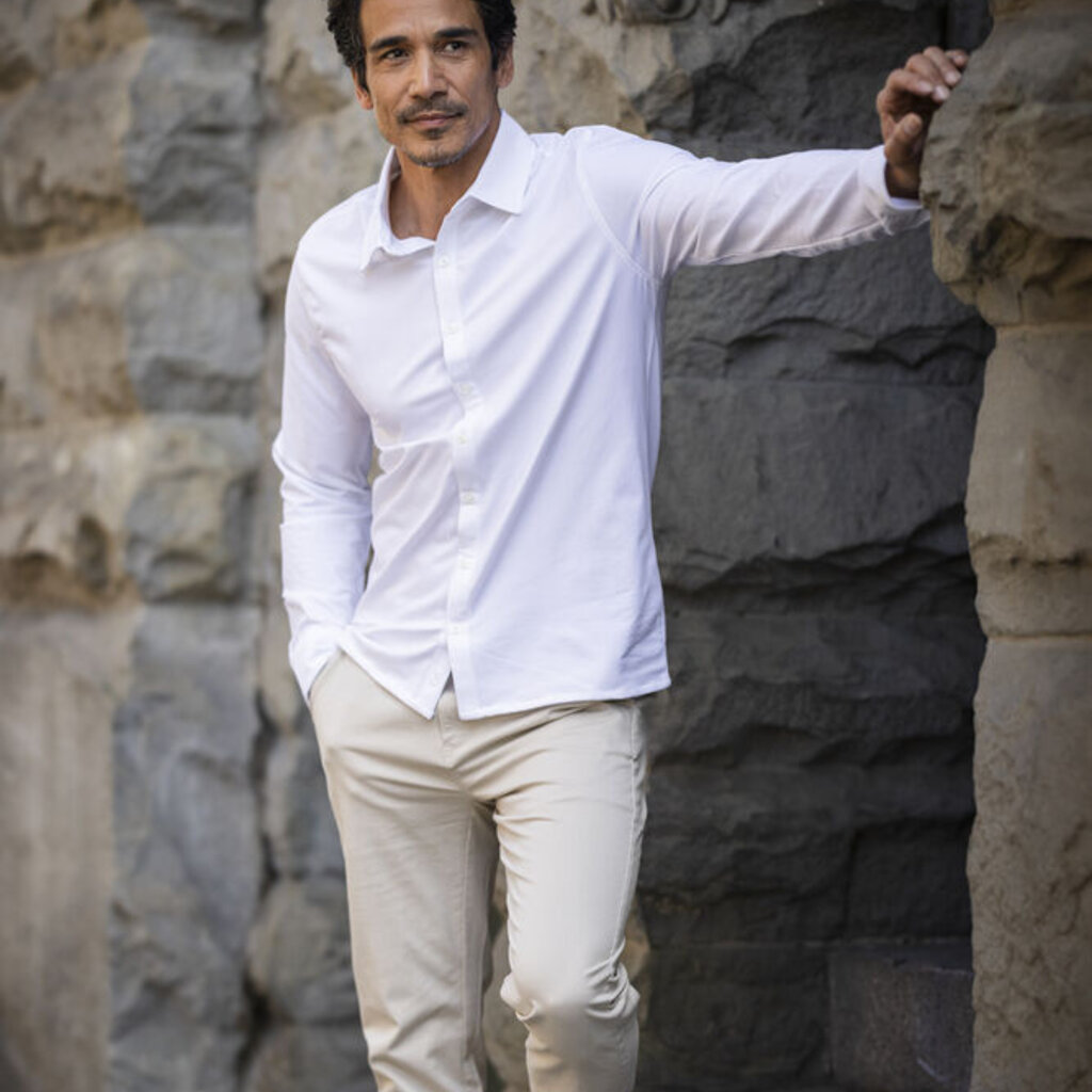 Cutter & Buck Cutter & Buck Hedley Stretch Shirt Heren bedrukken