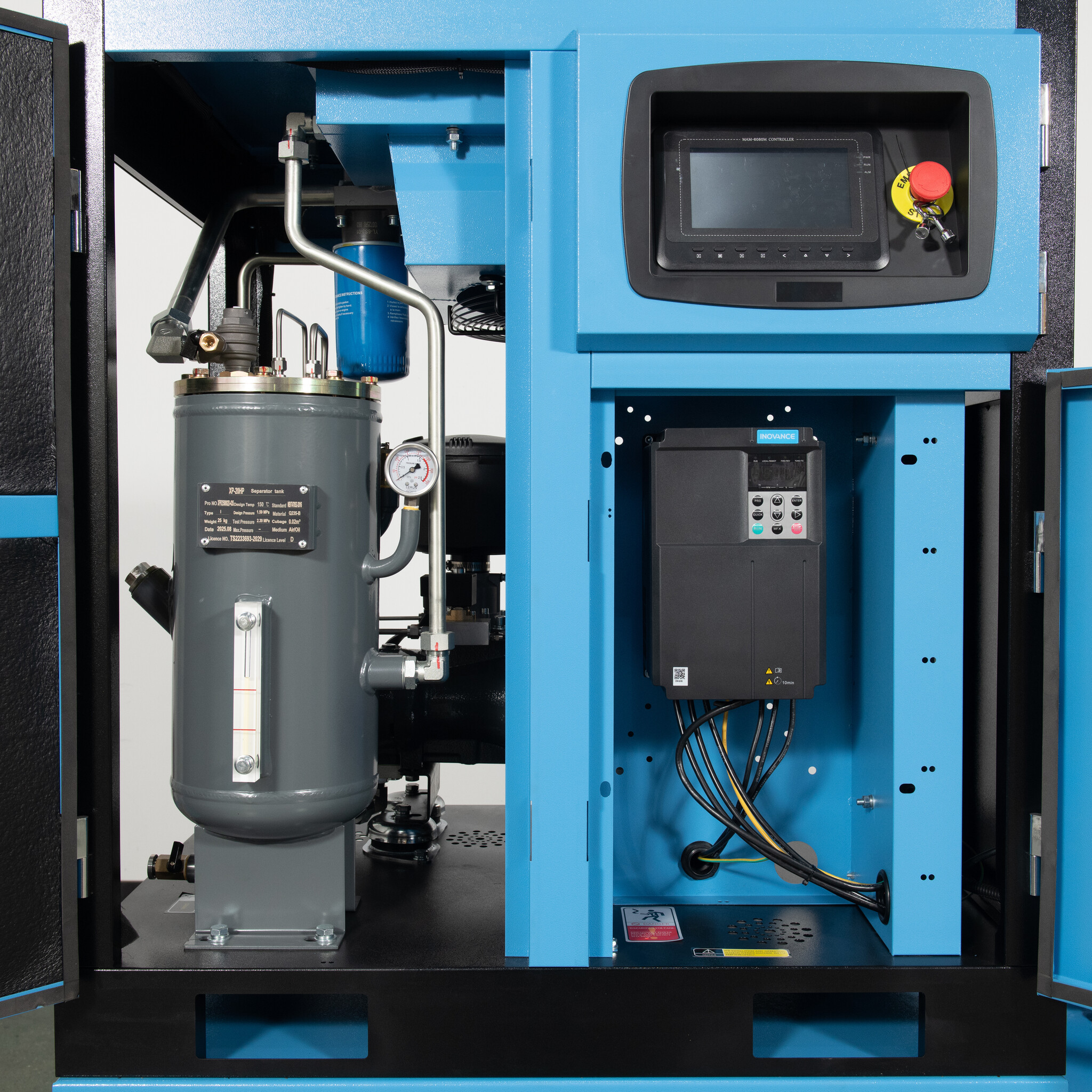 Schroefcompressor - 15 kW - 10 bar
