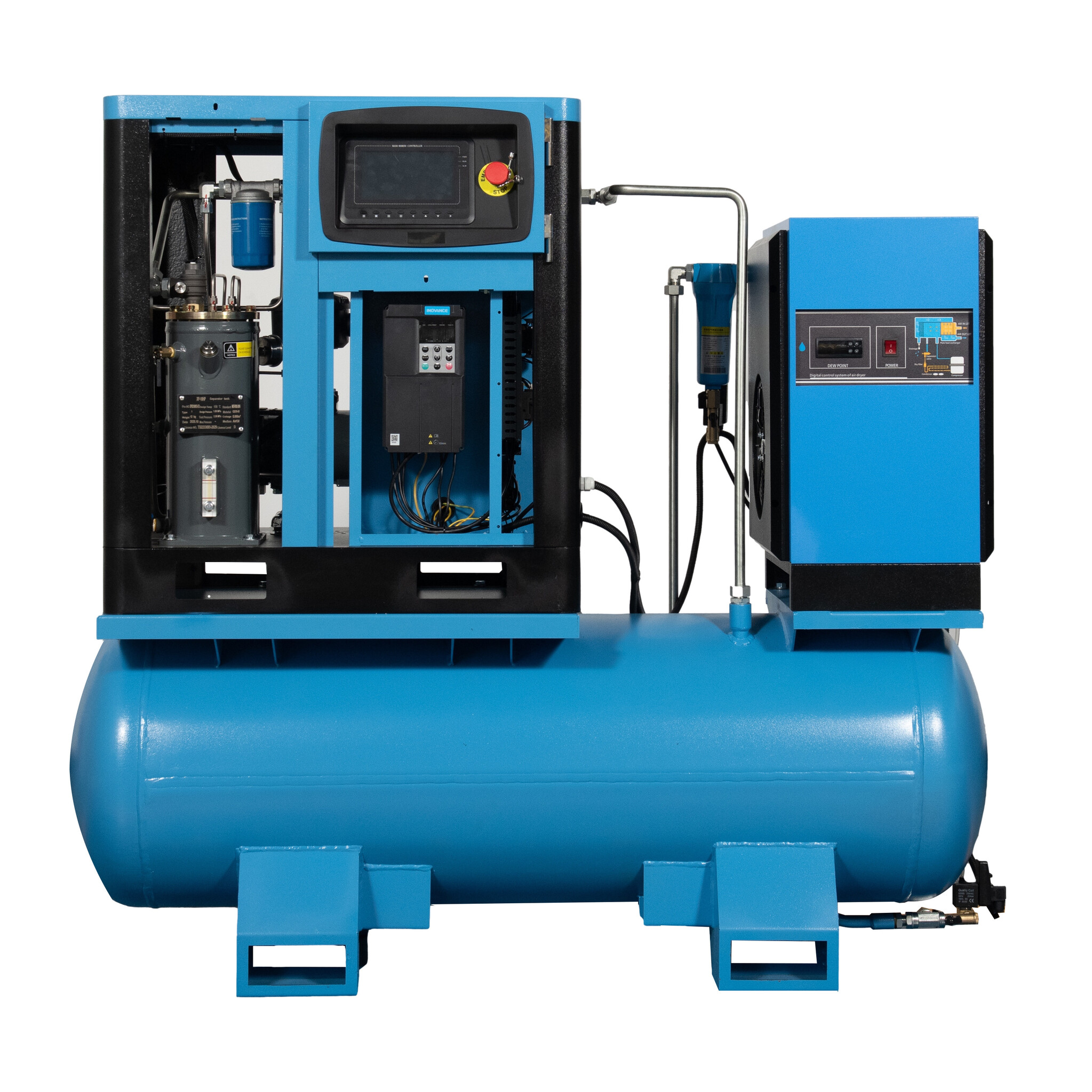 Schroefcompressor - 5,5 kW - 10 bar