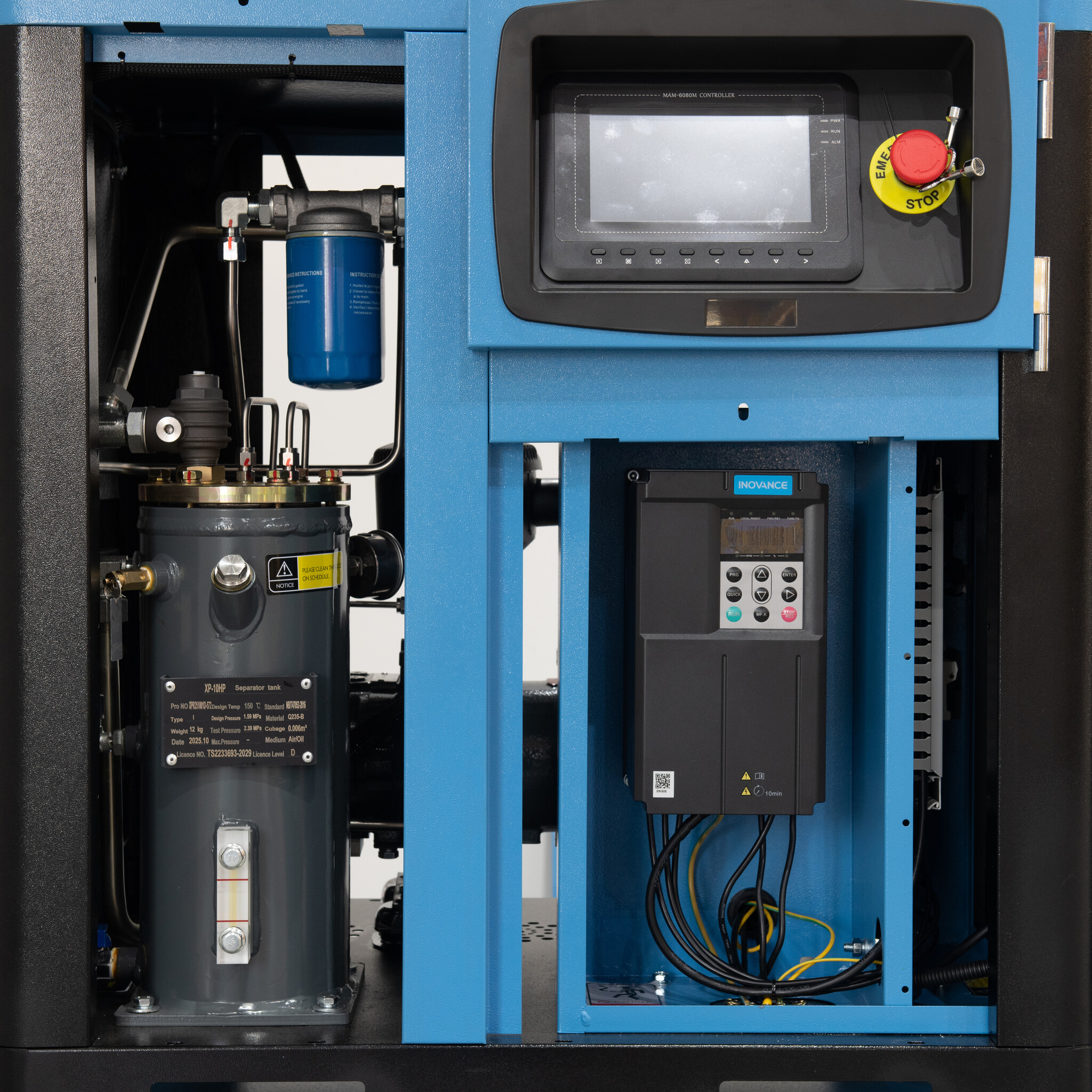 Schroefcompressor - 5,5 kW - 10 bar