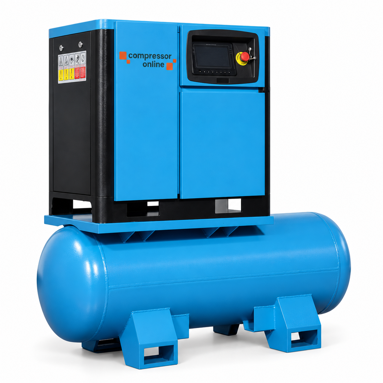 Schroefcompressor 5,5 kW VSD 10 bar, geleverd als 7,5 kW uitvoering, los of compleet