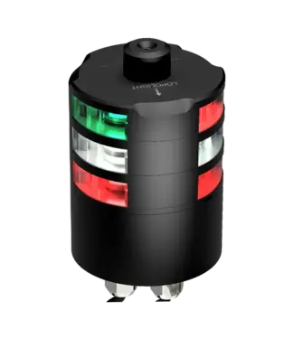 LOPOLIGHT 201-005 +012+014 ZW 3 KL H 2 NM 360° WHITE, 360° RD 0-20M + WINDEX