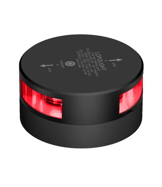 LOPOLIGHT 200-014G2 BLACK 180°  RED H 2 NM 0-50M