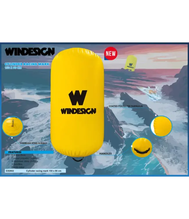 WINDESIGN 2662 CYLINDER RACING MARK 150X90CM