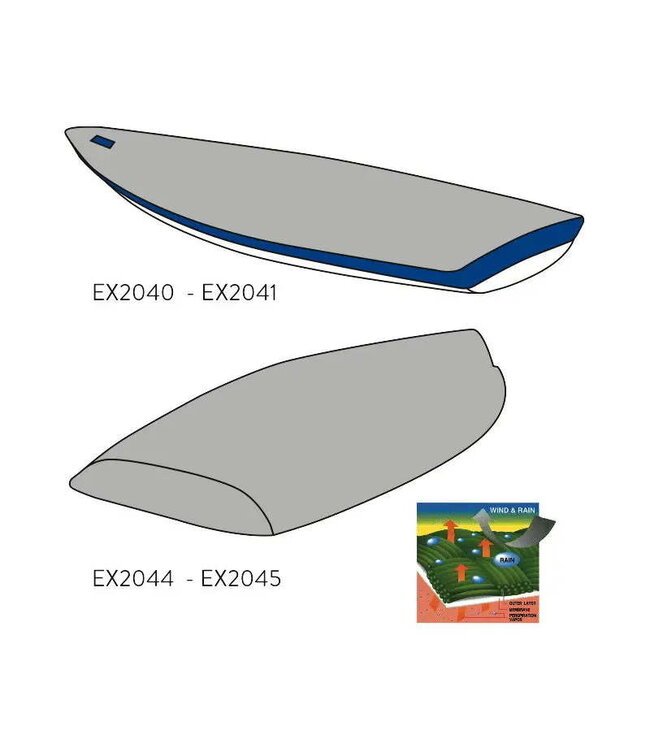 WINDESIGN Bovendekzeil laser ademend