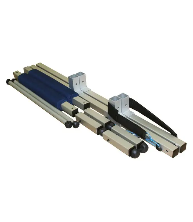 WINDESIGN Volledig demonteerbare aluminium hangbank voor Laser® en andere dinghy zeilers. Eenvoudig en snel te demonteren.