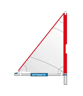 Optiparts DRIEHOEK SAIL WITH MAST AND BOOM