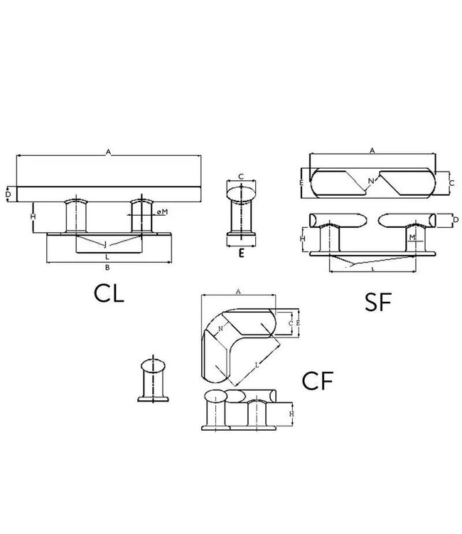 Cooney BOLDER RVS TYPE CL 355 mm
