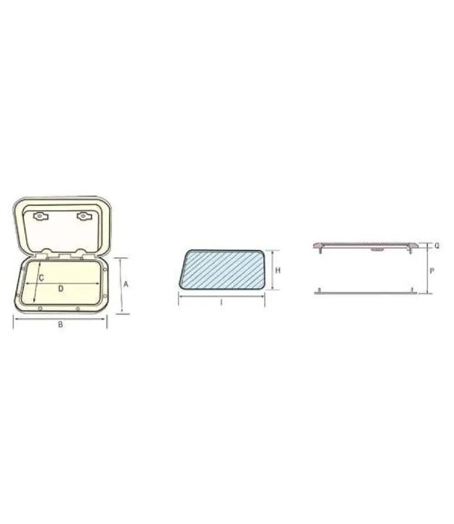 NUOVO RADE DEKLUIK 480X480 MM