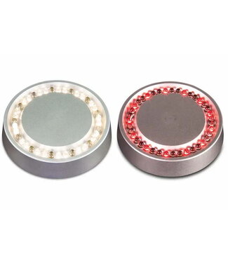 LOPOLIGHT 400-122 DEK/INT WHITE/RED SURFACE MOUNT DIM