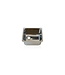BARKA WASBAK ENKEL RVS 29X34X20 LINKS,INBOUW.