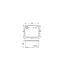 BARKA Wasbak enkel RVS 29X34X20 links, inbouw.
