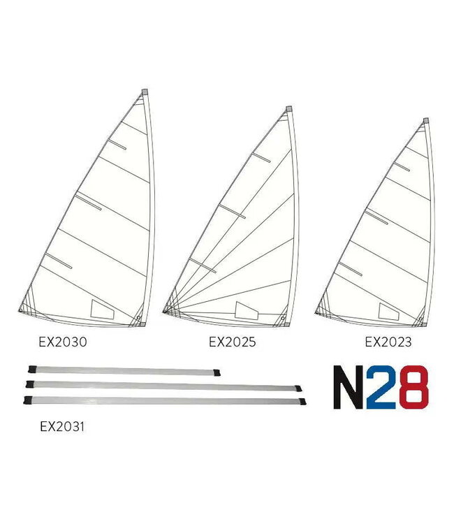 WINDESIGN Training en zeilschool zeilen voor de 4.7, Laser® Uit extra zwaar 4.