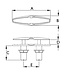 Accon PULL-UP FLUSH<span> - </span>228x70x120 mm
