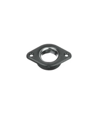 HOLT THROUGH-HULL FITTING BLACK PLASTIC+S.STEEL SLEEVE HA4339