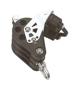 BARTON 3-SHEAVE BLOCK+WARTEL+DEADEYE+CLAMP 12MM