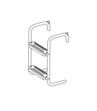 NUOVO RADE SWIM LADDER S.STEEL STEIGER MOUNTING 2 TREDE
