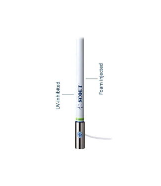 SCOUT ANTENNA VHF KS-43 2.4MTR White