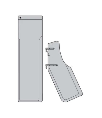 Optiparts RUDDER BLADE POLYESTER
