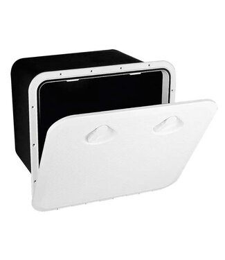 NUOVO RADE TOP LINE STORAGE HATCH, WHITE, 460x510mm