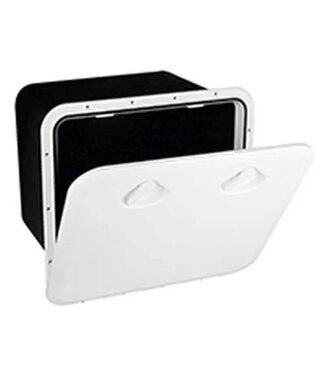 NUOVO RADE STORAGE HATCH TOP LINE 460x525MM BLACK
