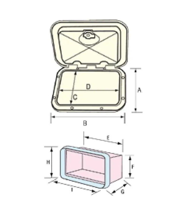 NUOVO RADE Afmeting: 356 x 397 x 240 mm. Voor gasfles van 3 kg.