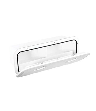 NUOVO RADE TOP LINE STORAGE HATCH, WHITE 243x607mm