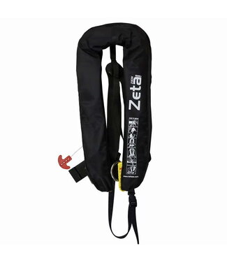 LALIZAS ZETA LIFEJACKET 290N BLACK+HARNAS