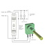Abeltronics DIMMER PWM 10-30V 1 X 5A POTM. DINRAIL