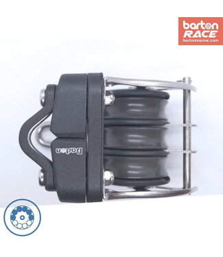 BARTON 3-SHEAVE BLOCK+WARTEL+DEADEYE+CLAMP 10MM BB