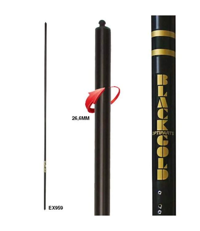 Optiparts Blacklite wedstrijd spriet - 26.6 mm