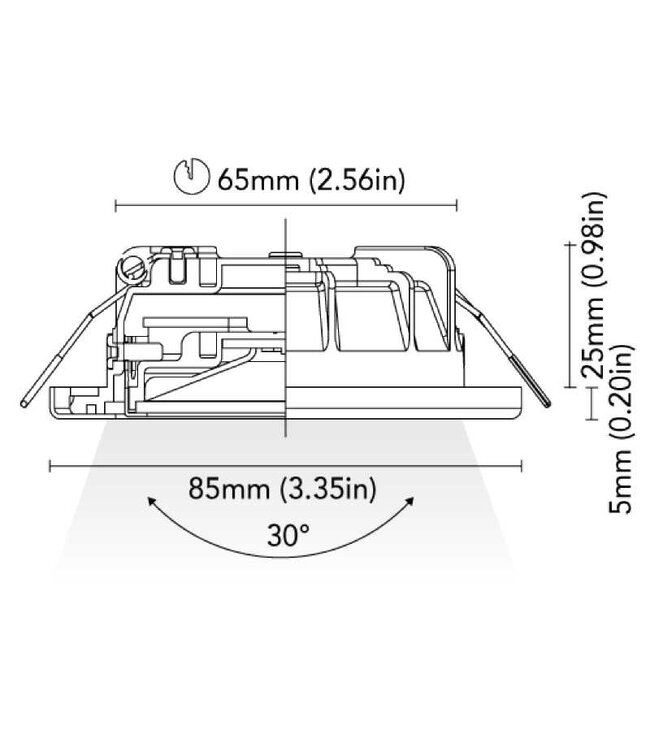 BCM A-3408-85A-B2W-S-04 PHOENIX 85A POL SS