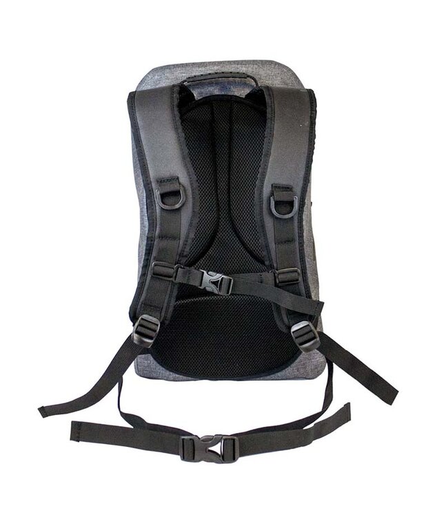 WINDESIGN De Windesign waterdichte rugzak van hoogwaardig flexibel en duurzaam melange 600D polyester. Met 3 compartimenten van buitenaf toegankelijk via waterbestendige ritsen. Het grote compartiment heeft een netzak.