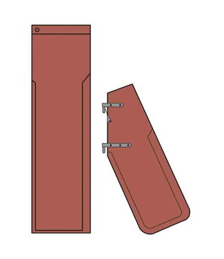 Optiparts RUDDER BLADE SCHOOL WOOD
