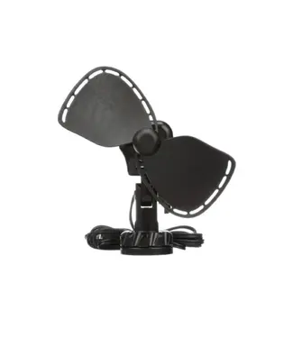CAFRAMO FAN ULTIMATE 12V WIRE FIXED BLACK