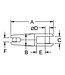 Kong ANKERWARTEL KETTING RVS 6-8 mm