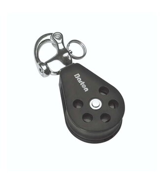 BARTON BTSN2 SINGLE SHEAVE+SNAP SHACKLE 8 MM