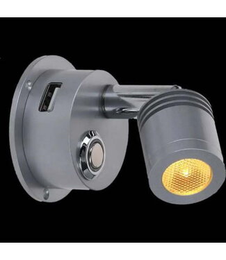 NAUTICLED LED SPOT WR04 10-30VDC 1.2/10W, WW ƒ¸28x80mm