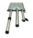 WINDESIGN Heavy duty masttas van 600D polyester met 3 compartimenten voor de Laser®/ILCA® ondermast, topmast en giek.