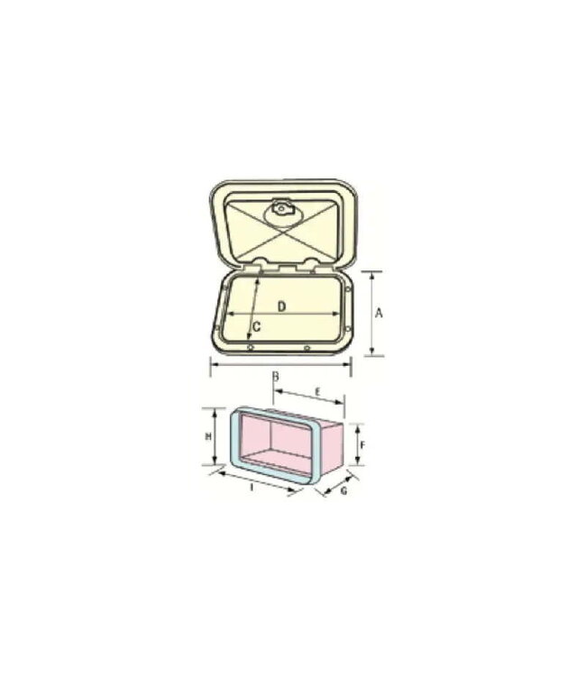 NUOVO RADE Afmeting: 270 x 375 x 160 mm.