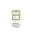 NUOVO RADE TOP LINE OPBERGLUIK, WIT, 270x375mm