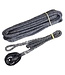 WINDESIGN Cunningham systeem voor Laser® 4.7 en Radial en ILCA® 4 en 6 met een gesplitste 5 mm Dyneema® primaire lijn met een 29 mm Harken Ti-Lite blok. Wordt geleverd met een 4 mm DB-Racing secundaire bedieningslijn, bestaat uit een Dyneema-kern® en Technora/polye