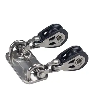 WINDESIGN DUBBEL DEK OOG MET 20 MM GELAGERDE BLOKKEN