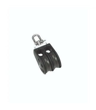 BARTON BTRD3 GEL. DOUBLE SHEAVEBLOK + SWIVEL 10MM