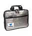 WINDESIGN Aktentas/laptoptas met kevlar look, vijf verschillende compartimenten.