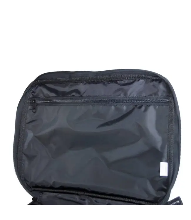 WINDESIGN Aktentas/laptoptas met kevlar look, vijf verschillende compartimenten.