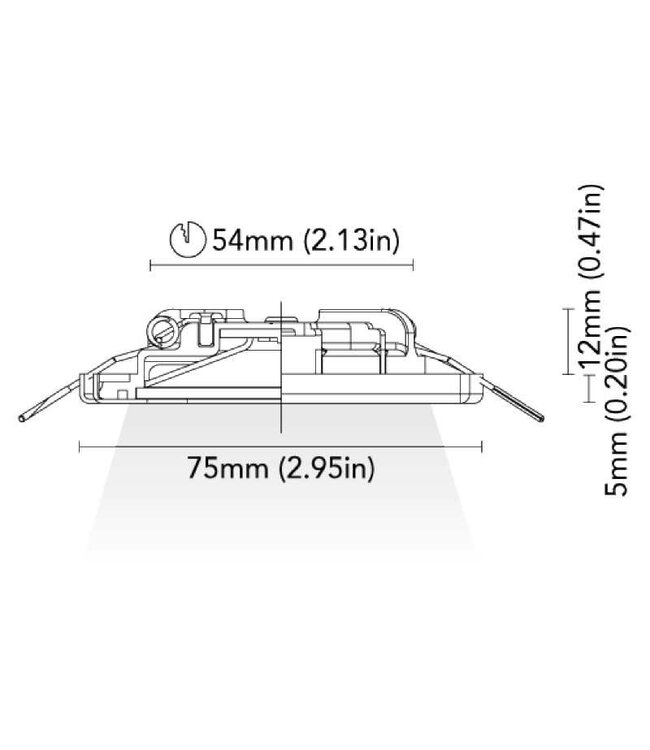 BCM 3406/K2W-A75 ORLANDO WHITE20 2700K