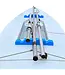WINDESIGN Set hoogwaardige foam tuigsteunen. Ook bekend als ILCA® Lazy Bones en Laser® spardragers. Geschikt voor één giek, twee bovenmasten en twee ondermasten die snel en eenvoudig kunnen worden opgeborgen zonder het dek te beschadigen.