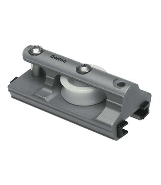 BARTON T-RAIL EINDSTUK WITH SHEAVE 25 mm