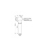 BARKA HANDDOUCHE 1/2 M AAN, UIT KNOP Wit